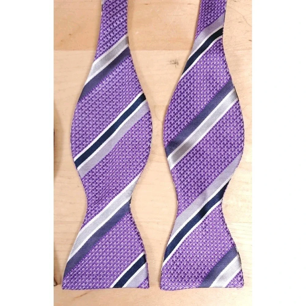 Bow Tie Lot Of 3 Silk Haspel Brooks Brothers Bruno Piatelli Handmade